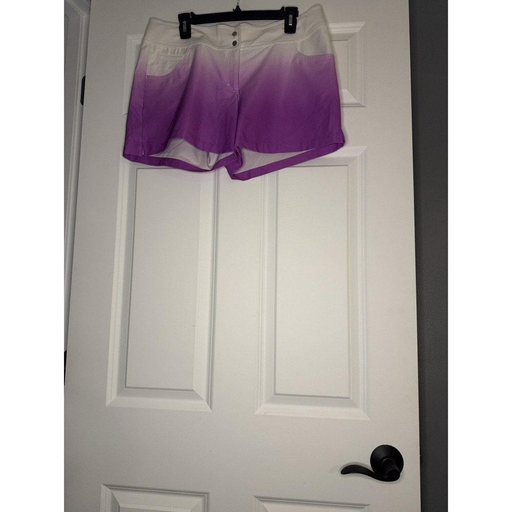 Slazenger Purple Ombré Golf Shorts Women Size 10